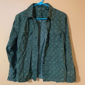 Vintage long sleeve flannel w/chest pocket